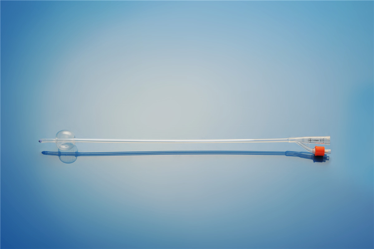 一次性使用親水塗層矽膠導尿管套件（雙腔标準）